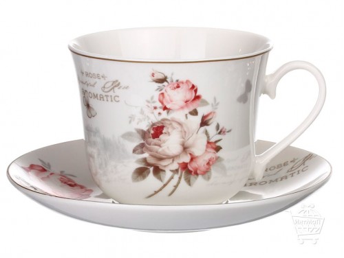 Чашка с блюдцем FLOWER FIORA 450 мл купить