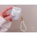 Чехол AirPods с жемчужными бусинами